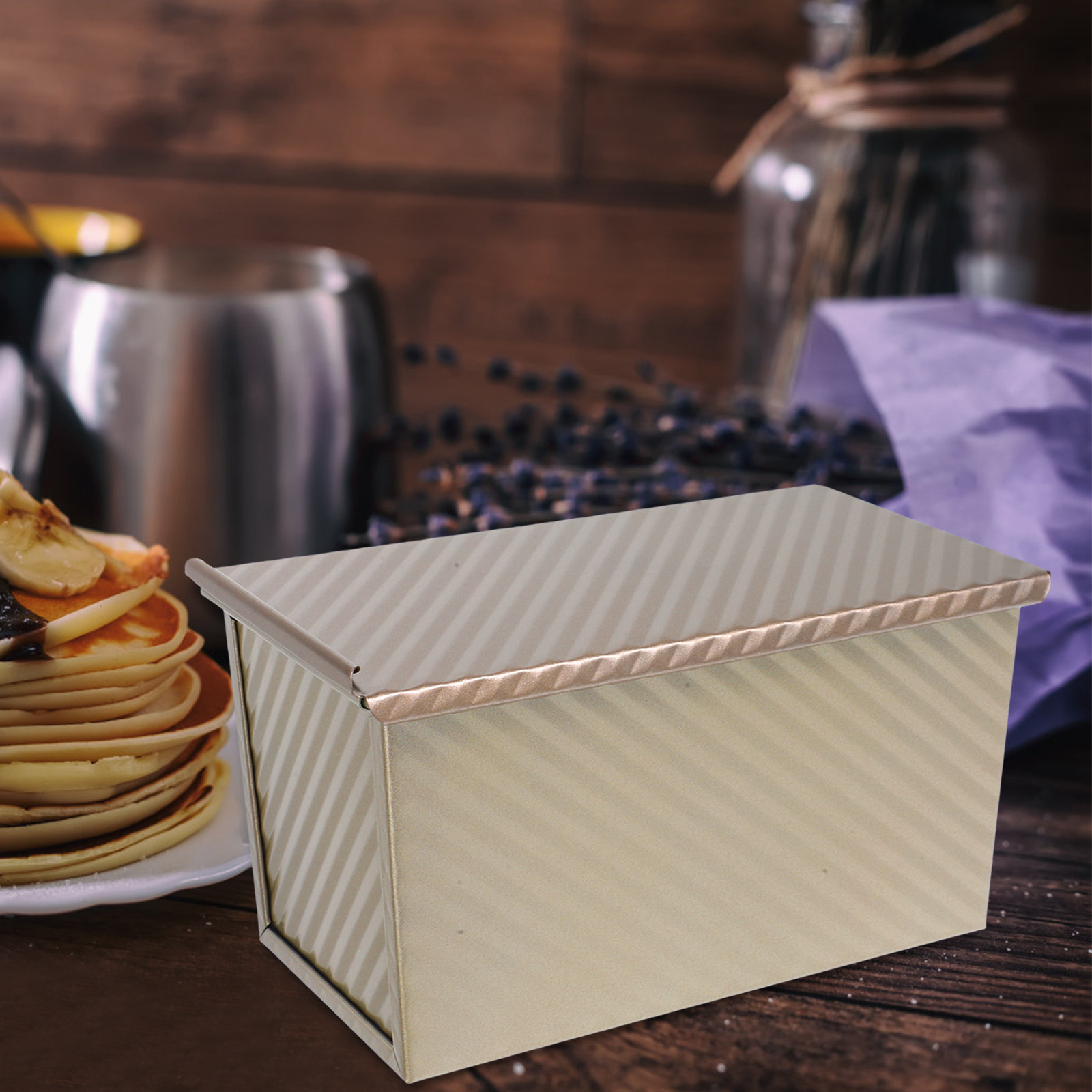 Kitchen Baking Pan - Metal Tost Ekmek Pişirme Kalıbı Dikdörtgen