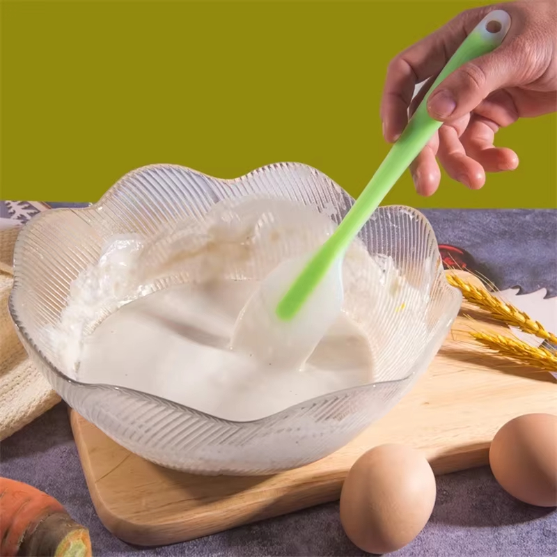 Kitchen Baking Brush - 28cm mutfak silikon spatulası, yarı şeffaf