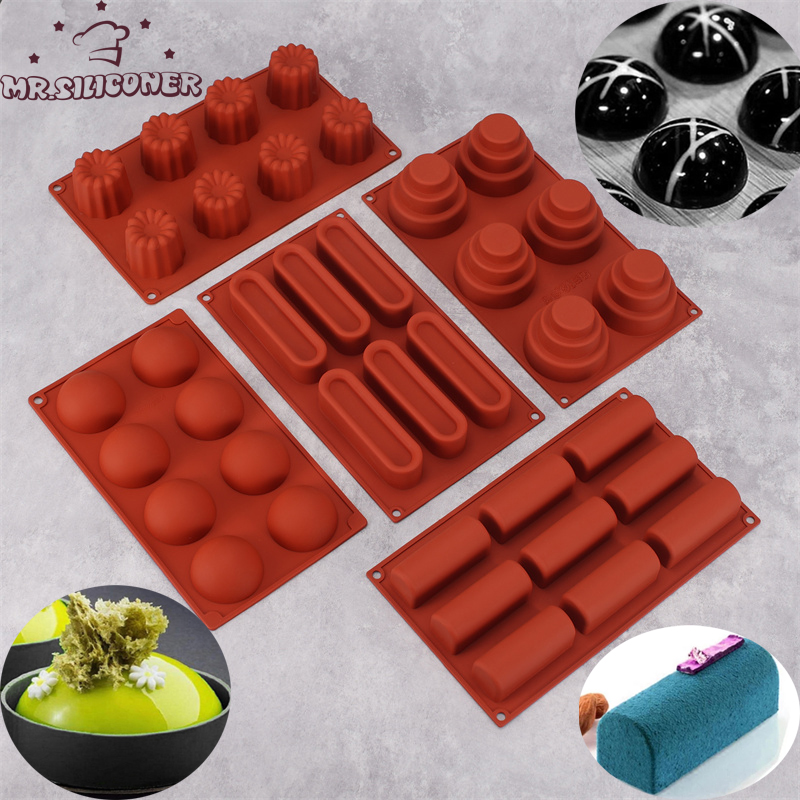 Kitchen Baking Store - 3D Topu Yuvarlak Yarım Küre Silikon