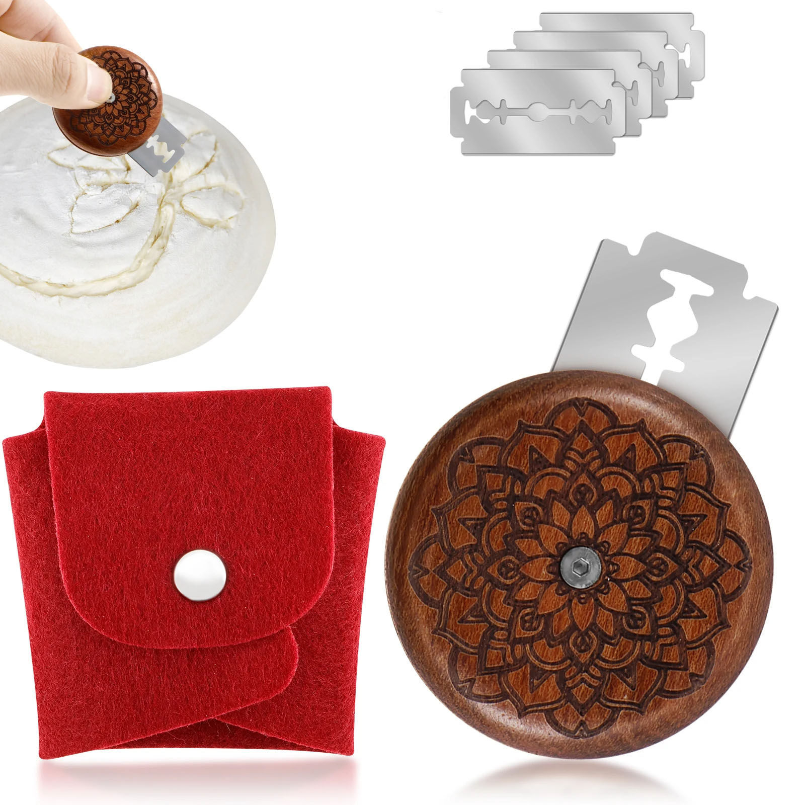 Dough Scraper Curved - Ekmek Topal Hamur Puanı Kesme Aletleri