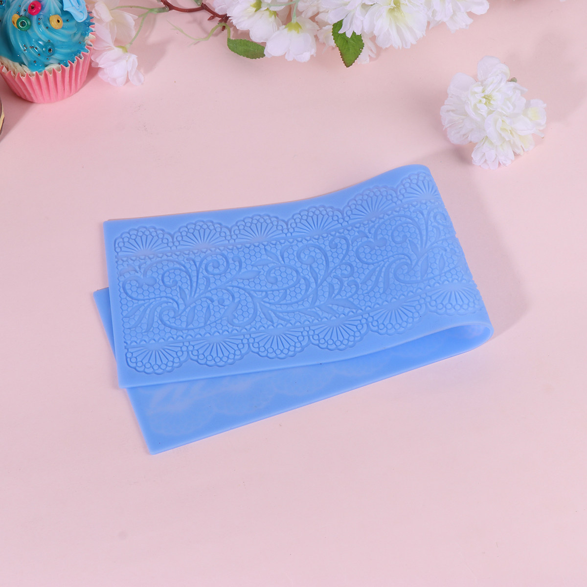 Silicone Cake Mold - Pasta Silikon Dantel Kalıbı, Yüksek ve