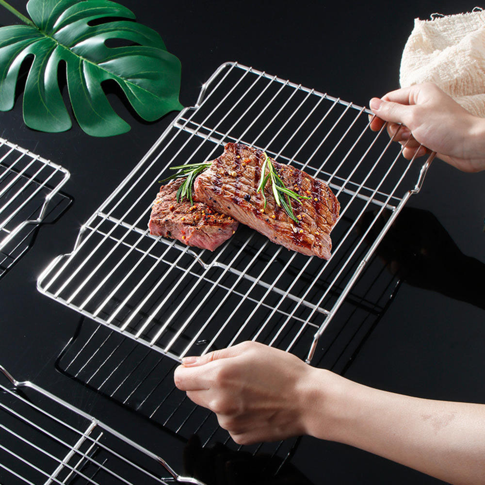 Kitchen Baking Store - Paslanmaz Çelik Barbekü Örgü Mat Yeniden