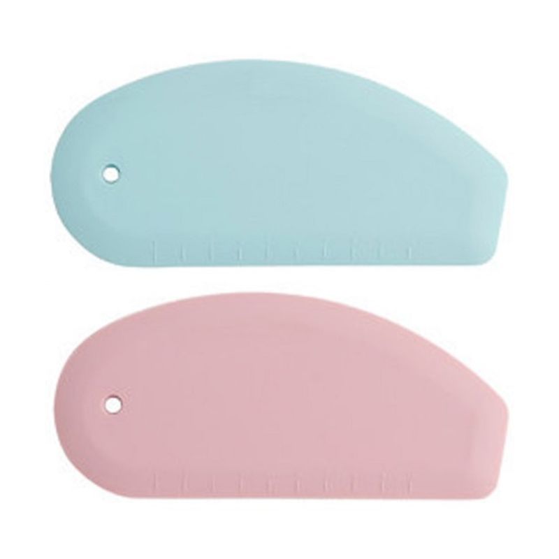 Dough Scraper Curved - AEE2-Silikon Kase Kazıyıcı Esnek Kavisli Kenarlı
