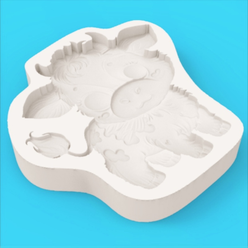 Sevimli İnek Şekilli Kalıp Kar - Silicone Cake Mold incelemesi ve fiyatı