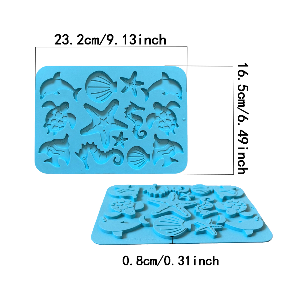 1 adet deniz canlısı şekilli ç - Silicone Cake Mold incelemesi ve fiyatı
