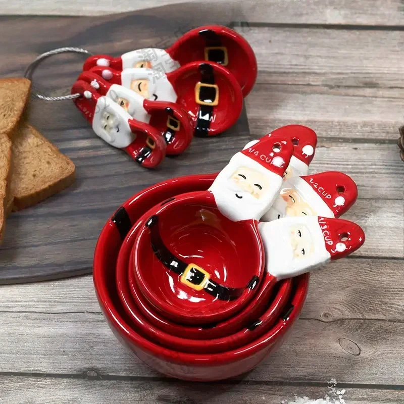 4 adet Noel Ölçüm Kaşık Seti,  - Kitchen Baking Store incelemesi ve fiyatı