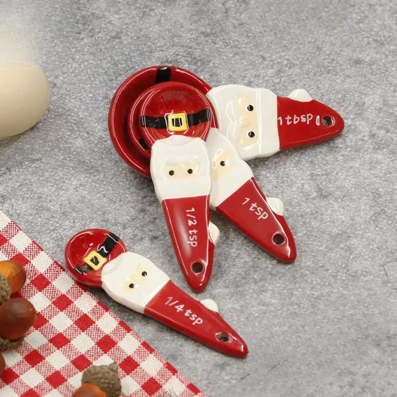4 adet Noel Ölçüm Kaşık Seti,  - Kitchen Baking Store incelemesi ve fiyatı