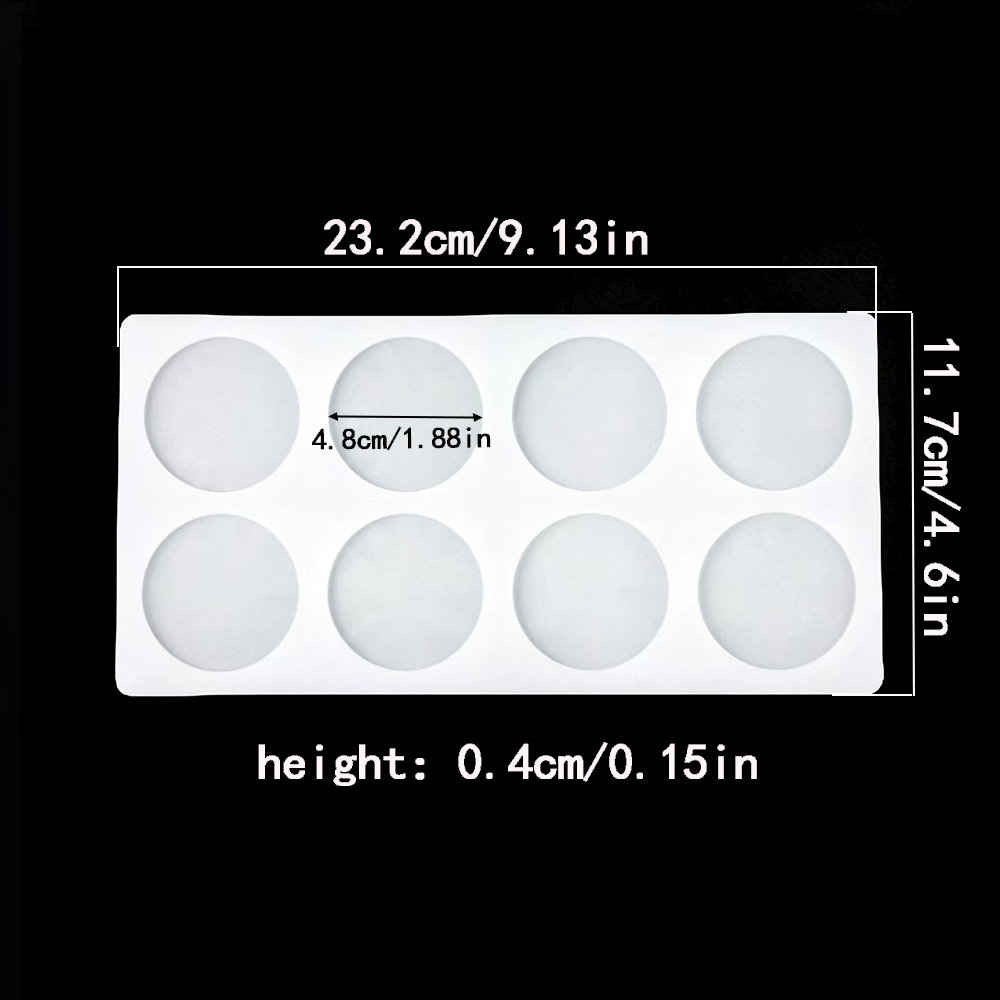 8 boşluklu silindirik şekerli  - Silicone Cake Mold incelemesi ve fiyatı