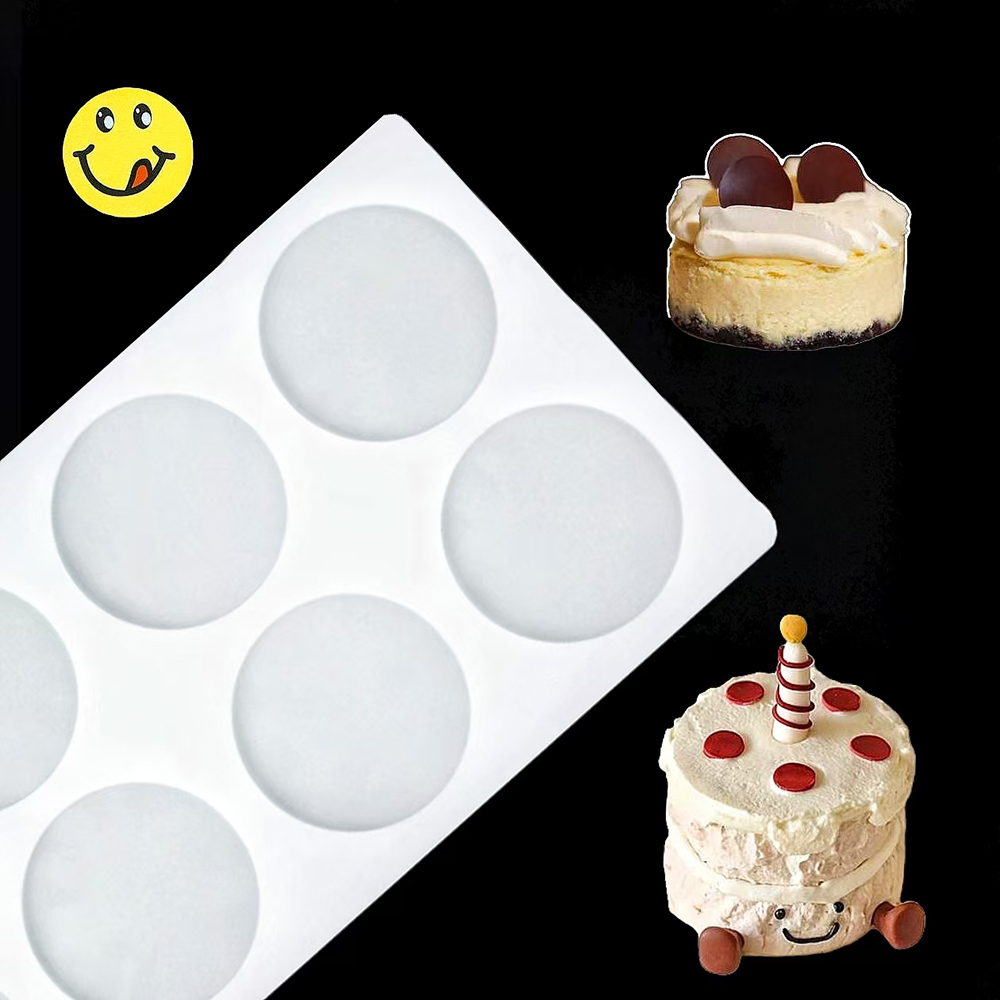 8 boşluklu silindirik şekerli  - Silicone Cake Mold incelemesi ve fiyatı