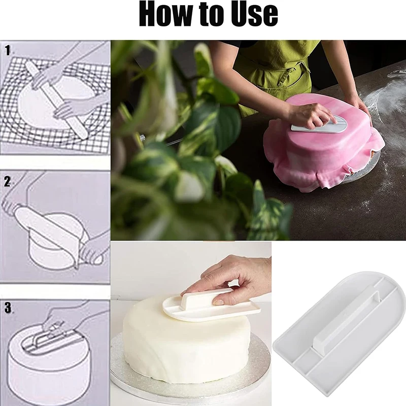 Yes2Pcs Kek Kazıyıcı Seti Kek  - Fondant Smoother Set incelemesi ve fiyatı