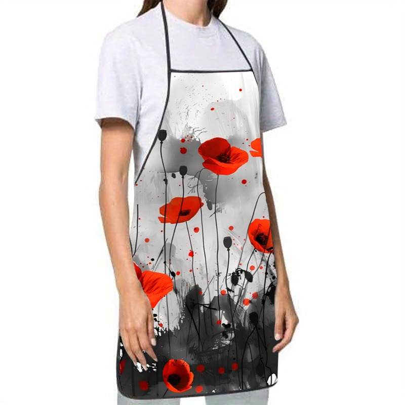 1 adet Kırmızı Gelincikler Çiç - Kitchen Baking Background incelemesi ve fiyatı